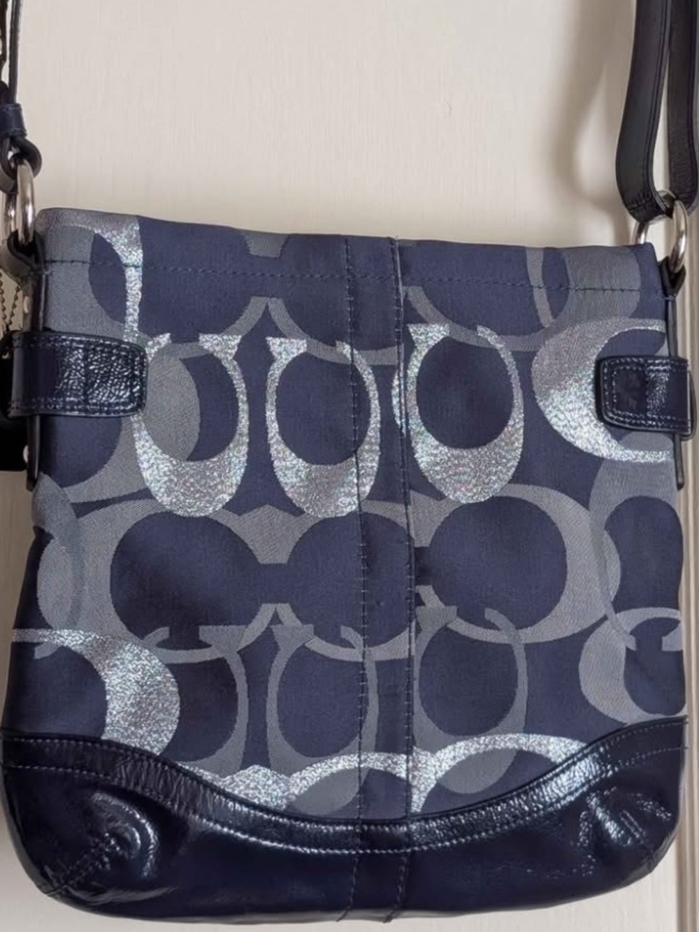 Coach Signature Metallic Bag